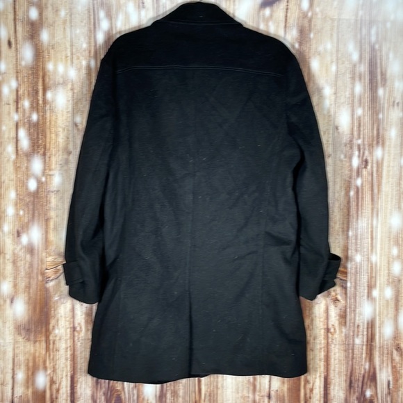 Men’s Hugo Boss Black Wool Cashmere Pea Coat 42R - Picture 6 of 9
